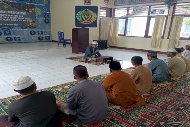 Warga Binaan Lapas Atambua Rampungkan Pesantren Kilat Ramadan