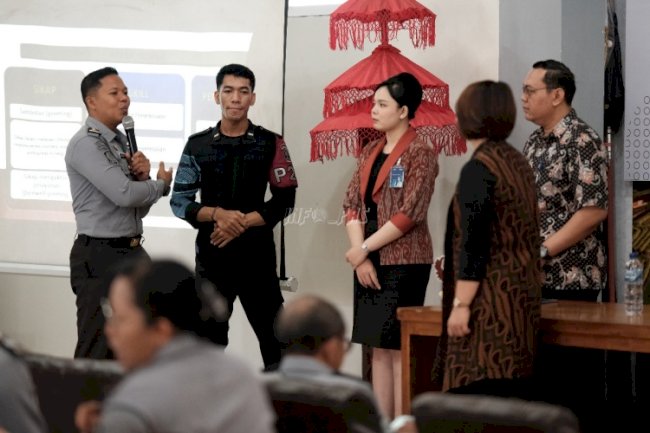 Petugas Lapas Tabanan Ikuti Sosialisasi Budaya Pelayanan Prima, SPIP, dan Antigratifikasi