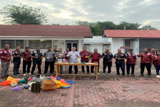 Pastikan Zero Halinar, Lapas Atambua Geledah Kamar Hunian dan Tes Urine 