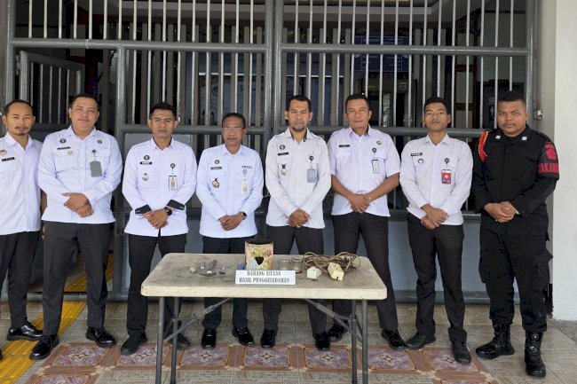 Deteksi Dini Gangguan Kamtib, Lapas Ambon Kembali Laksanakan Razia