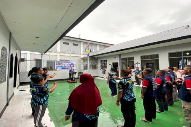 Lapas Wahai Gelar Porsenikab Peringati Hari Bakti Pemasyarakatan Ke-61