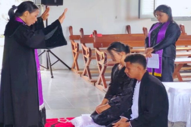 Warga Binaan Lapas Bandanaira Diteguhkan Jadi Anggota Sidi Baru GPM