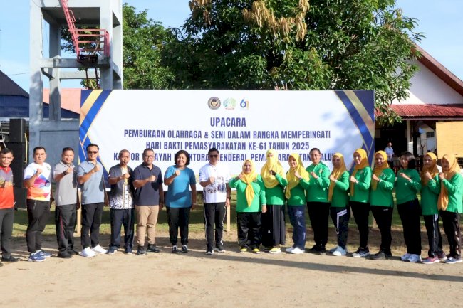 PORSENI Pemasyarakatan Maluku Dibuka, Usung Sinergi dan Semangat Berbagi