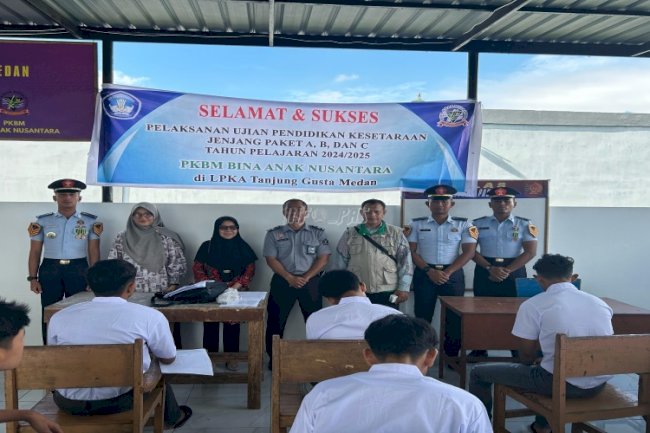 Antusiasme Anak Binaan LPKA Medan Sambut Ujian Pendidikan Kesetaraan 