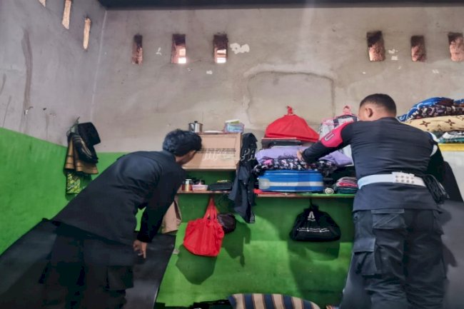 'One Week One Raid' Lapas Wahai Tegaskan Bersih Halinar di Bulan Bakti Pemasyarakatan