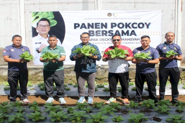 Tebar Benih Lele dan Panen Sayuran, Lapas Narkotika Bangli Juga Tuan Rumah Pekan Olahraga dan Donor Darah