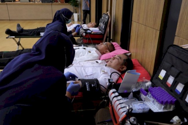 Semarakkan Semangat Bermanfaat untuk Masyarakat, Ditjenpas Gelar Donor Darah HBP Ke-61