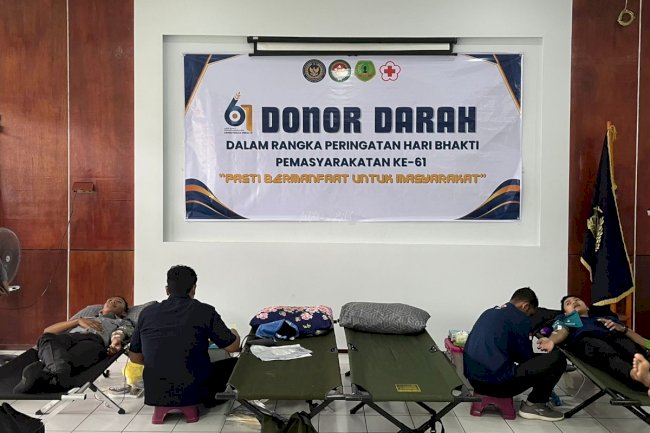 Kegiatan Donor Darah di Rutan Rantau Wujudkan Sinergi Kemanusiaan