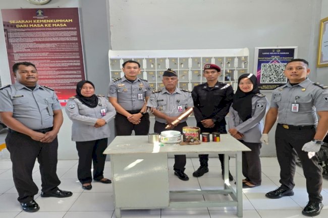 Minimalisir Barang Terlarang, Lapas Namlea Kembali Gelar Razia 