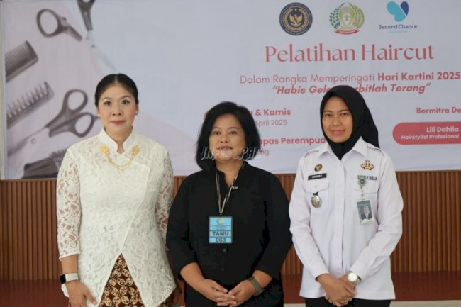 Sambut Hari Kartini, Lapas Perempuan Tangerang dan Second Chance Foundation Gelar Pelatihan Haircut 