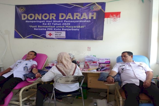 Pemasyarakatan Peduli Sesama melalui Donor Darah HBP Ke-61