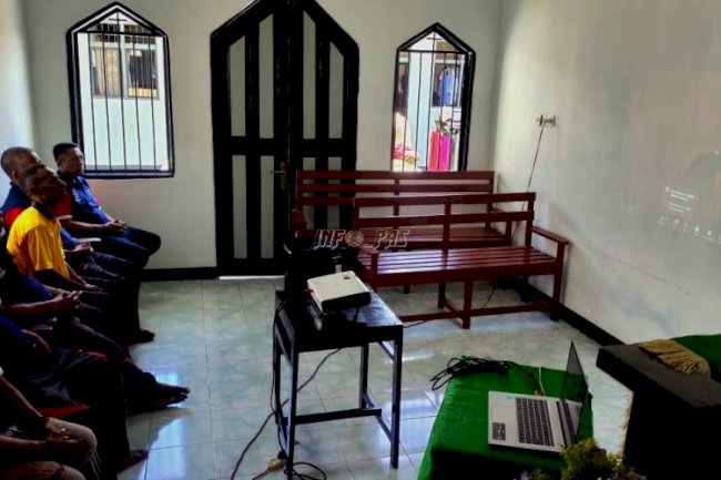 Warga Binaan Maknai Peringatan Jumat Agung dengan Khidmat