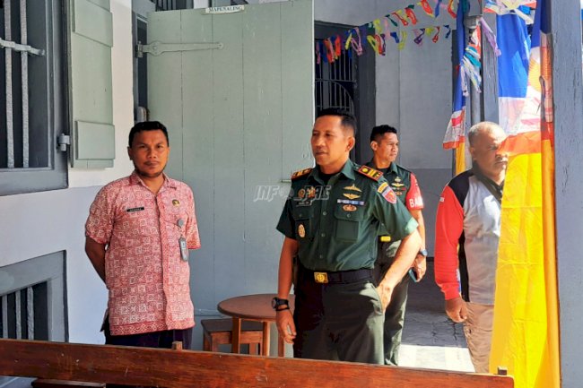 Tingkatkan Sinergi, Lapas Bandanaira Sambut Kunjungan Danramil 1502-01/Banda