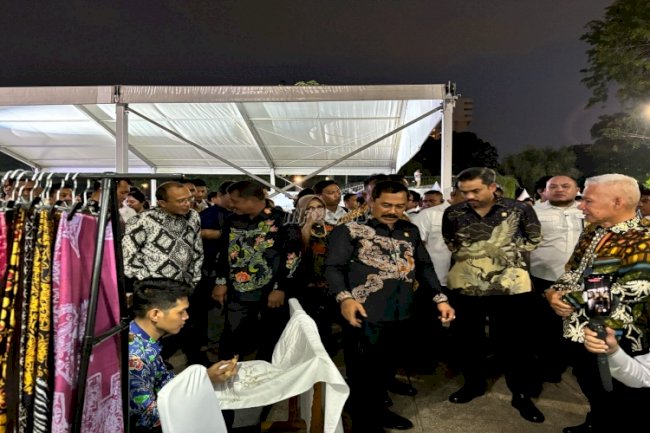 Di IPPAFest 2025, Warga Binaan Lapas Cipinang Pamer Kepiawaian Membatik di Hadapan Dua Menteri 