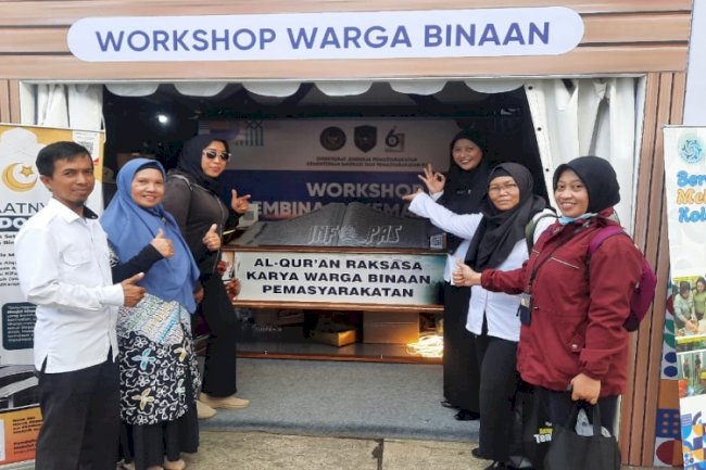 Al-Qur'an Raksasa Karya Warga Binaan Lapas Sidoarjo Dipamerkan di IPPAFest 2025