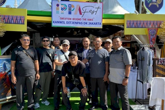 Ramaikan IPPAFest 2025, Petugas Lapas Cipinang Ajak Keluarga dan Teman Saksikan Karya Warga Binaan