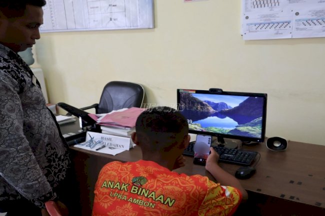 Peluk Rindu Lewat Layar, Layanan Video Call Gratis Hangatkan Hati Anak Binaan LPKA Ambon