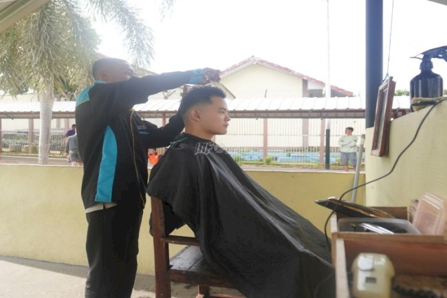 Barbershop Labaru Kembangkan Bakat dan Keterampilan Warga Binaan