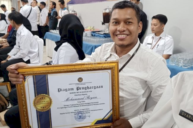 Petugas Bapas Jakarta Timur/Utara Raih Penghargaan pada HBP Ke-61