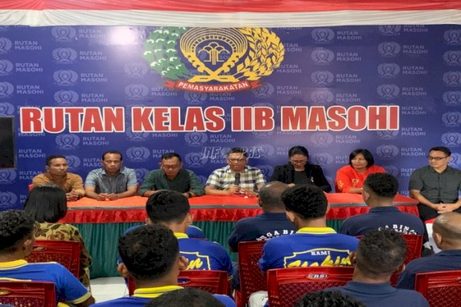 Rutan Masohi Sambut Kunjungan Kakanwil Ditjenpas Maluku dan Ketua Klasis GPM Masohi