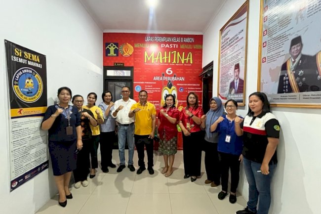 Visitasi Klinik, Lapas Perempuan Ambon Sambut Kunjungan Dinkes Kota Ambon
