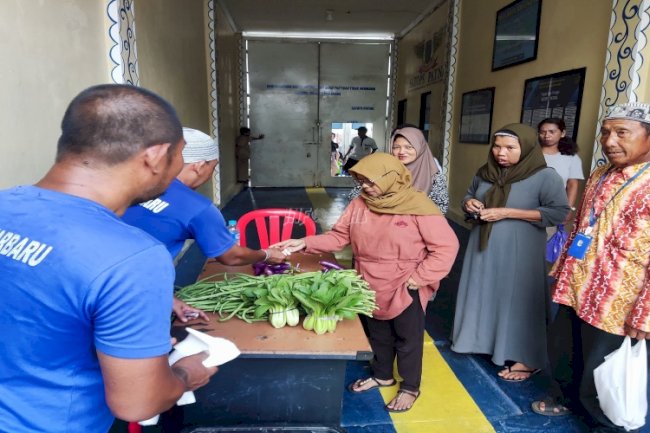 Lapas Banjarbaru Kembali Pasarkan Hasil Panen di "Labaru Fresh Market' 
