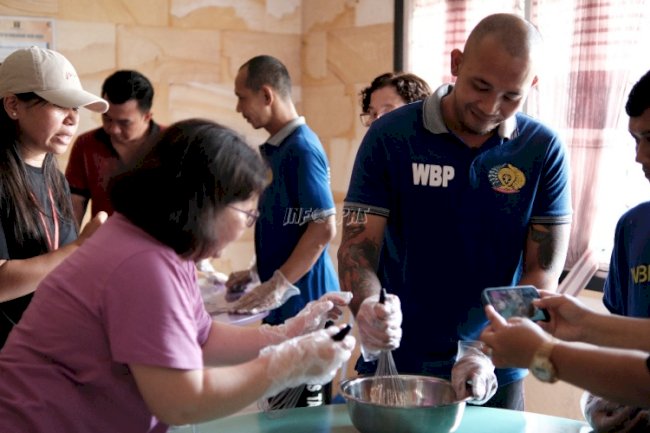 Tingkatkan SDM Warga Binaan, Lapas Tabanan Berikan Pelatihan Tata Boga
