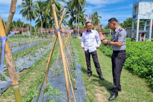 Semangat Ketahanan Pangan, Lapas Wahai Studi Tiru ke Rutan Masohi