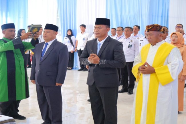 Kakanwil Ditjenpas Kalsel Lantik Kalapas Banjarbaru dan Kalapas Banjarmasin
