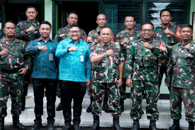 Jalin Sinergi dan Kolaborasi, Kalapas Tabanan Sambangi PN dan Koramil 1619-01 Tabanan