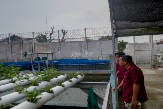 Lapas Pemuda Madiun Terus Pantau Budidaya Ikan dan Peternakan di SAE