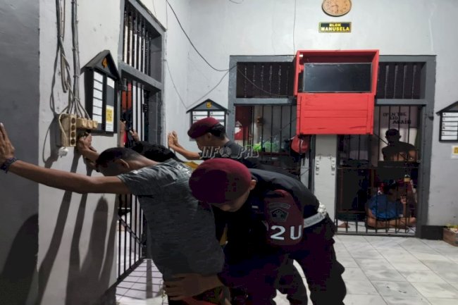 Usai Libur Nasional dan Cuti Bersama, Lapas Wahai Gelar Razia Malam 