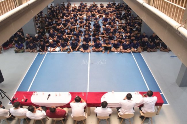 Kakanwil Ditjenpas DKJ Puji Fasilitas Bersama Blok Hunian Lapas Cipinang