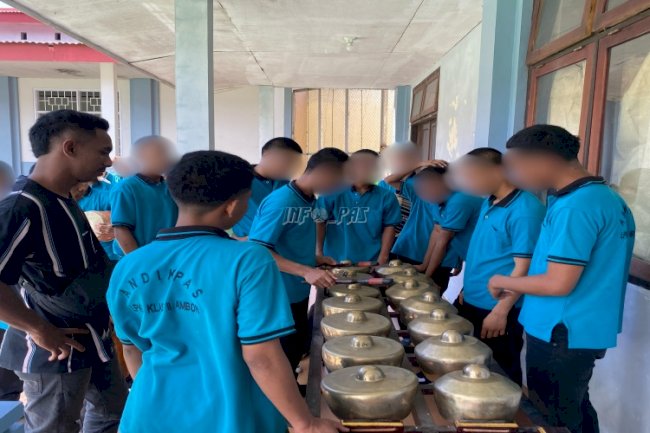 Gali Minat dan Bakat Anak Binaan, LPKA Ambon Gelar Pelatihan Totobuang
