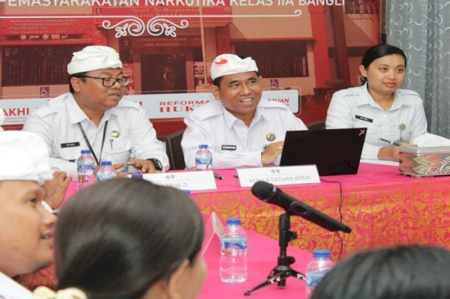 Lapas Narkotika Bangli Tampil Meyakinkan pada Desk Evaluasi di Hadapan TPI