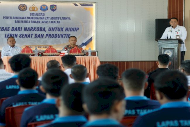 Gandeng BNNK dan Polres Takalar, Lapas Takalar Sosialisasikan Pencegahan Penyalahgunaan Narkoba