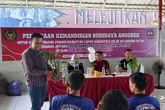Lapas Narkotika Karang Intan Kembali Bekali Warga Binaan dengan Pelatihan Budidaya Anggrek 