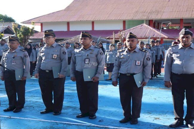 Lima Petugas Lapas Ambon Naik Pangkat, Ini Harapan Kalapas