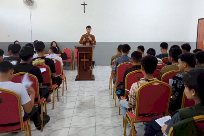 Anak Binaan LPKA Medan Perkuat Semangat Rohani dan Moralitas dengan Kebaktian