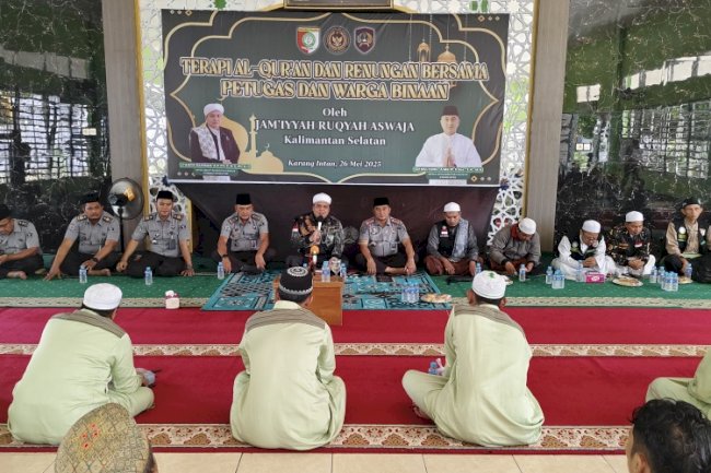 Terapi Ruqiah di Lapas Narkotika Karang Intan, Warga Binaan Rasakan Kelegaan Batin dan Fisik