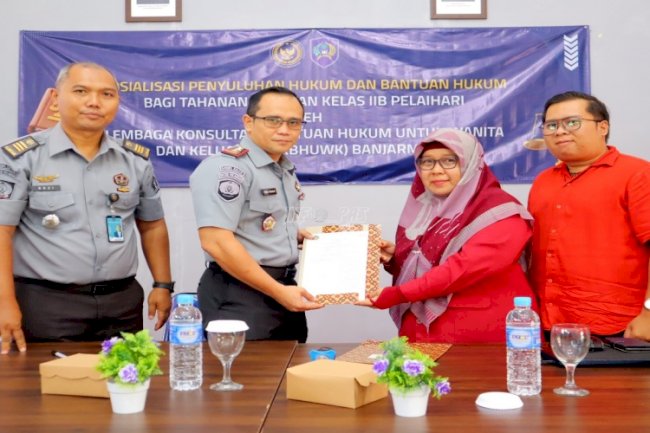 Rutan Pelaihari dan LKBHUWK Banjarmasin Perpanjang PKS dan Sosialisasikan Bantuan Hukum