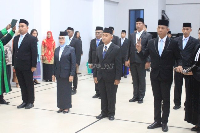 Lantik Pejabat Manajerial, Kakanwil Ditjenpas Maluku Tekankan Integritas dan Profesionalisme Kerja