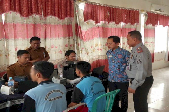 Layani Adminduk Warga Binaan, Rutan Marabahan Bersinergi dengan Ombudsman dan Disdukcapil