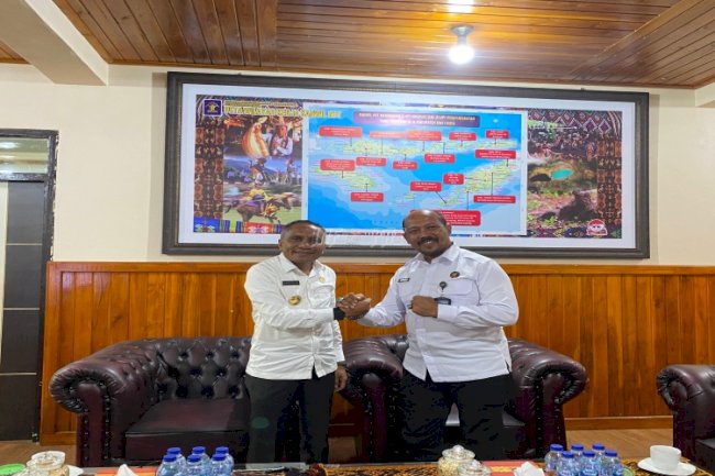 Pererat Sinergi, Kakanwil Ditjenpas NTT Silaturahmi dengan Kakanwil Kemenkum NTT