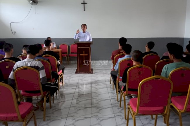 Gandeng Kemenag, LPKA Medan Perkuat Iman Kristiani Anak Binaan