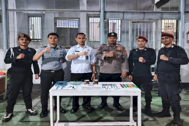 Gandeng Polsek, Lapas Wahai Gelar Razia Malam Jelang Iduladha