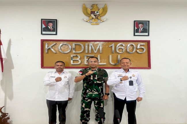 Kalapas Atambua Audiensi dengan Dandim Belu, Perkuat Sinergi Pengamanan Lapas