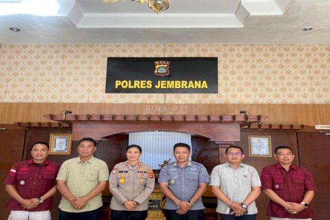 Perkuat Keamanan, Plt. Karutan Negara Koordinasi dengan Polres Jembrana 