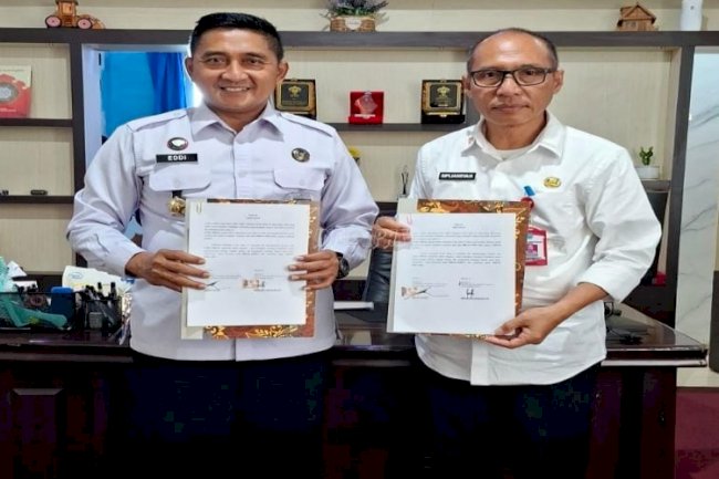 Lapas Narkotika Karang Intan Kerja Sama Budidaya Ikan Haruan dengan Dinas Ketahanan Pangan dan Perikanan Kab. Banjar