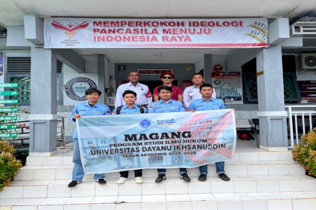 Rampungkan Program Magang, Bapas Baubau Apresiasi Mahasiswa FH Univ. Dayanu Ikhsanuddin
